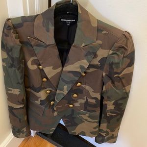 Generation Love camo blazer